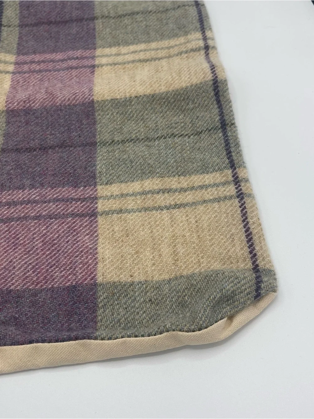 Duneim Wool/Cotton Plaid Pillow Sham